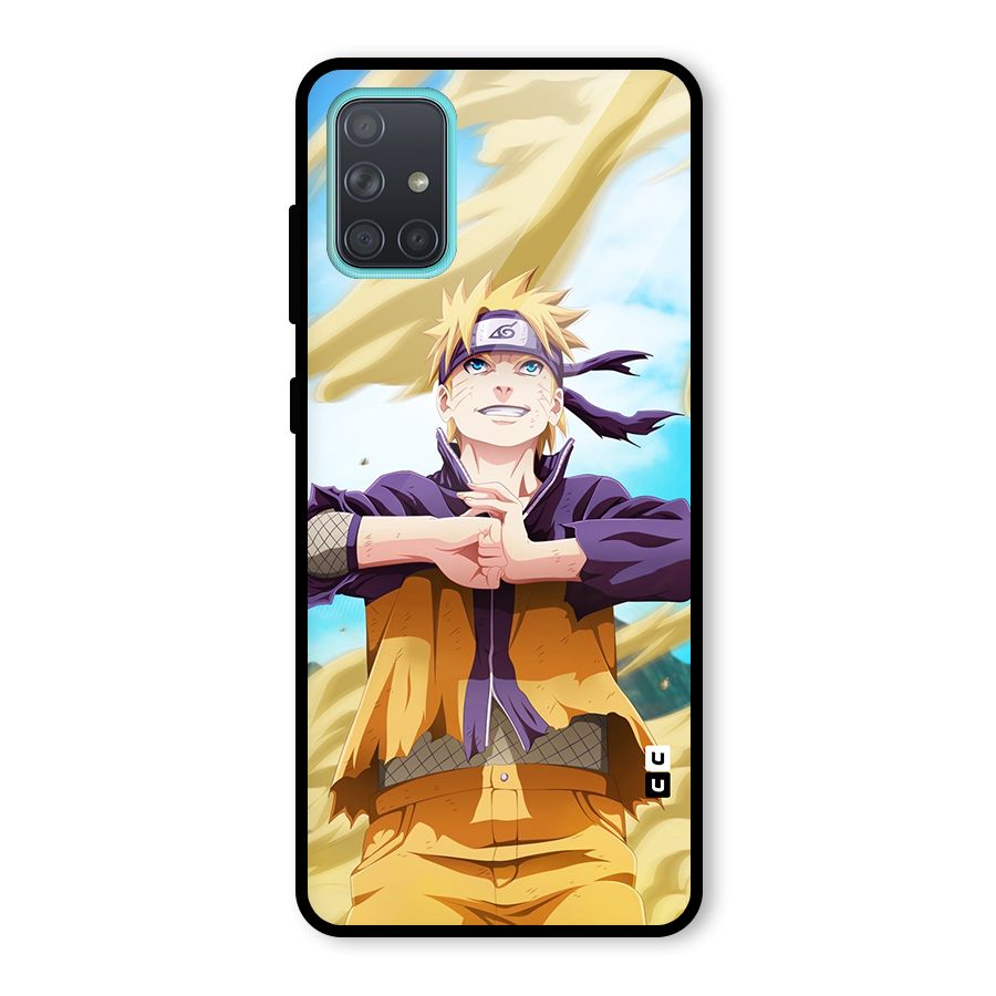Ready Naruto Glass Back Case for Galaxy A71
