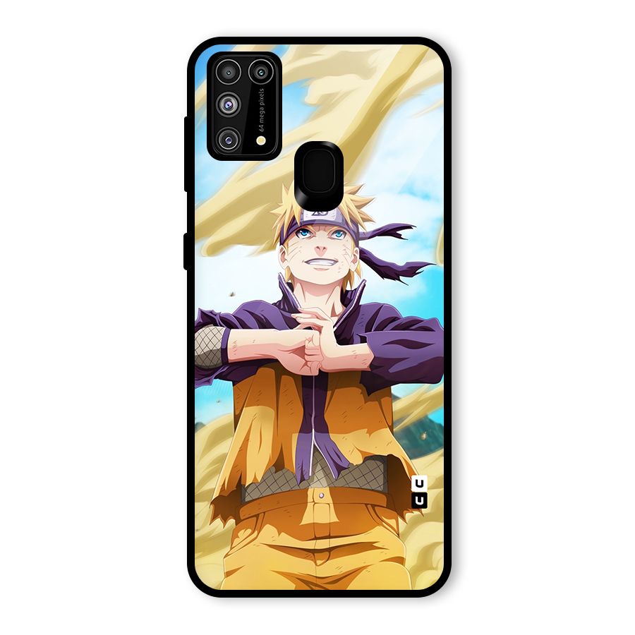 Ready Naruto Glass Back Case for Galaxy F41