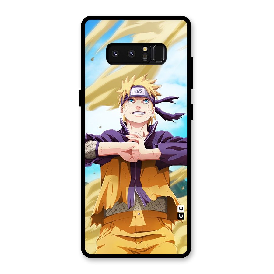 Ready Naruto Glass Back Case for Galaxy Note 8