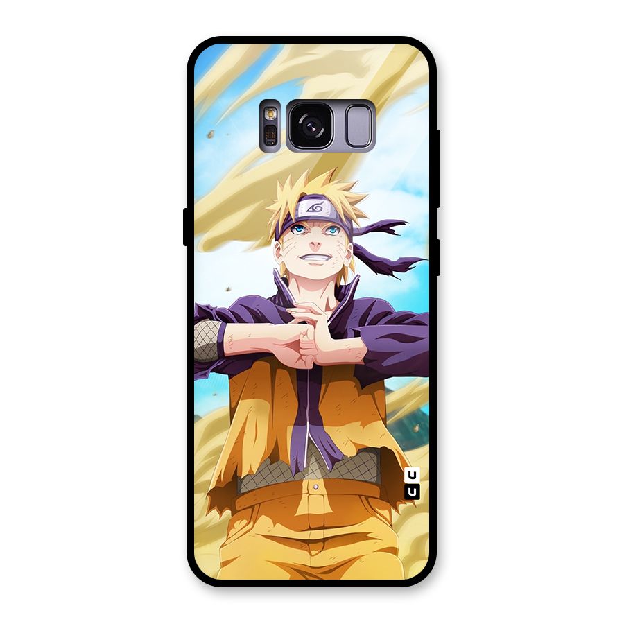 Ready Naruto Glass Back Case for Galaxy S8