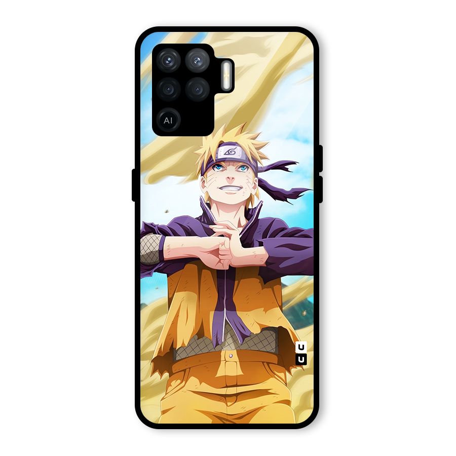 Ready Naruto Glass Back Case for Oppo F19 Pro