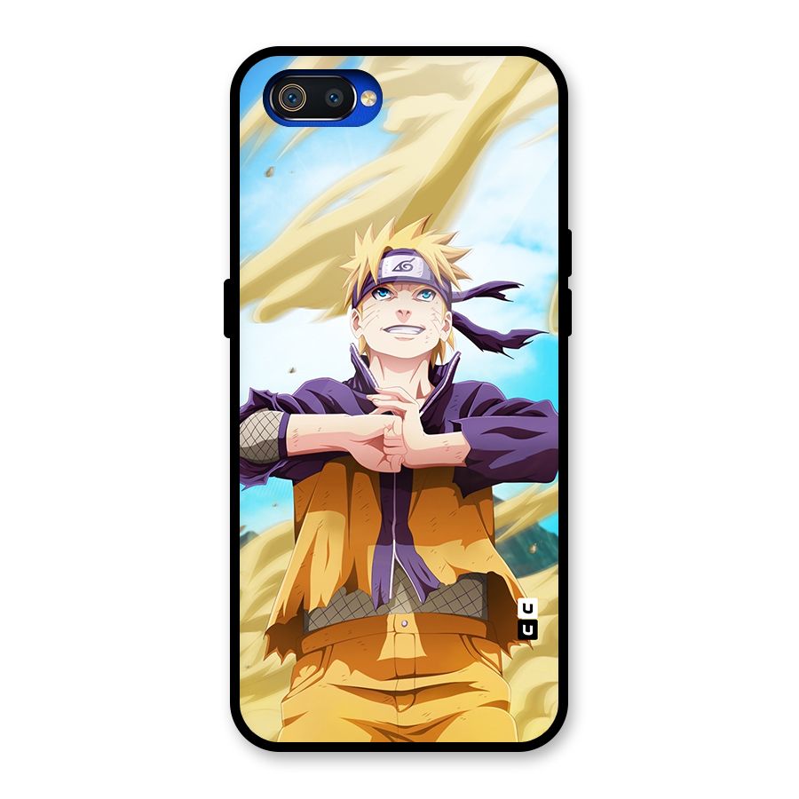 Ready Naruto Glass Back Case for Realme C2