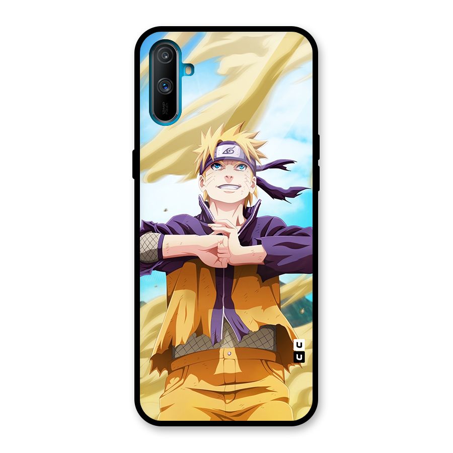 Ready Naruto Glass Back Case for Realme C3