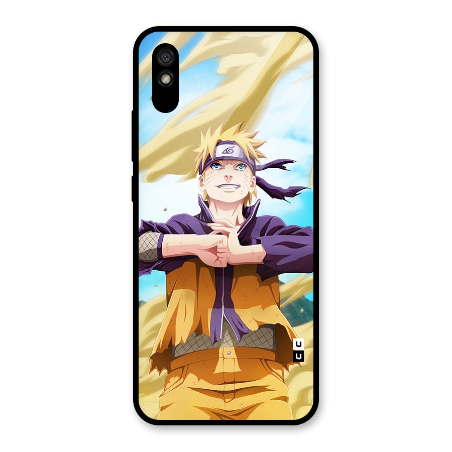 Ready Naruto Glass Back Case for Redmi 9i