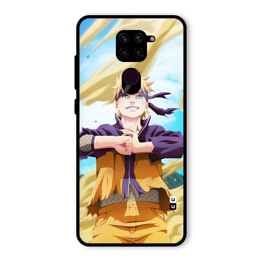 Ready Naruto Glass Back Case for Redmi Note 9
