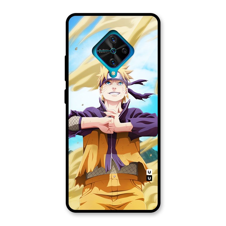 Ready Naruto Glass Back Case for Vivo S1 Pro