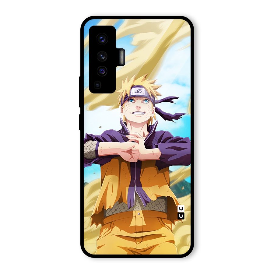 Ready Naruto Glass Back Case for Vivo X50