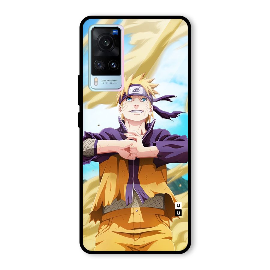 Ready Naruto Glass Back Case for Vivo X60