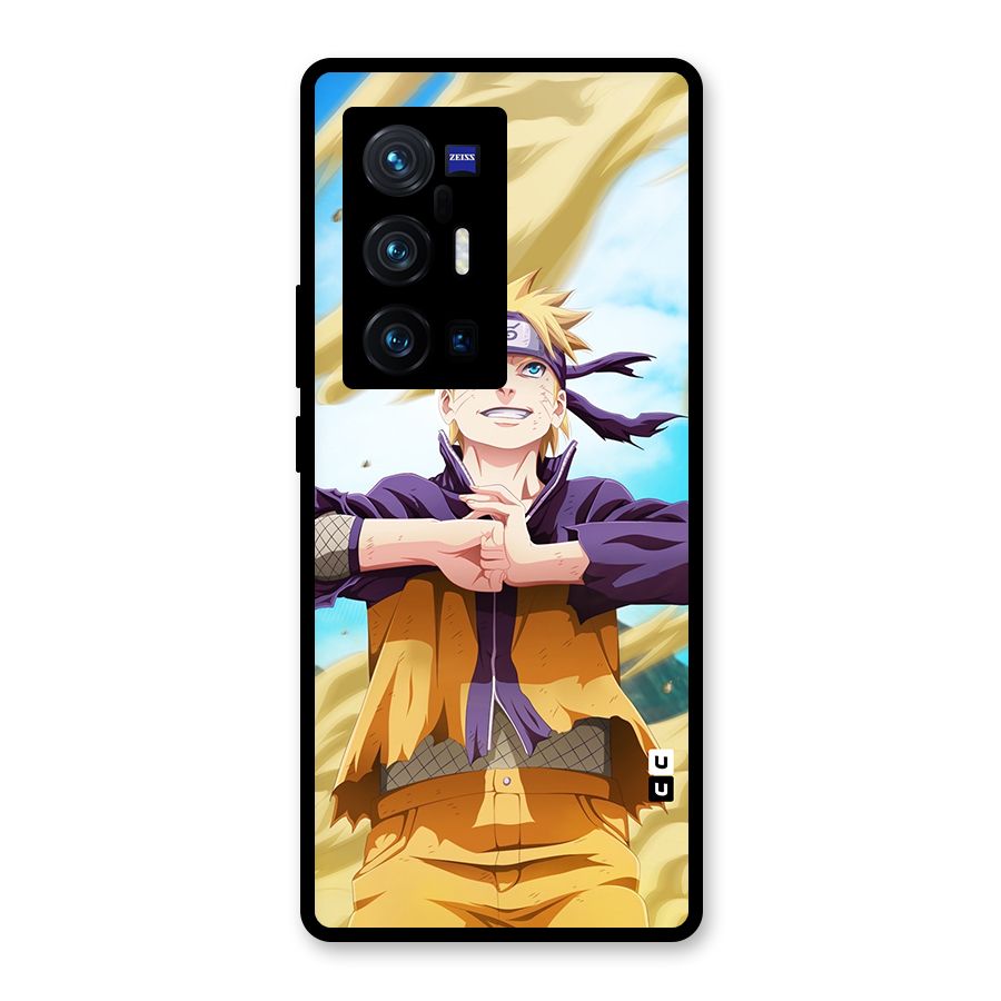 Ready Naruto Glass Back Case for Vivo X70 Pro Plus