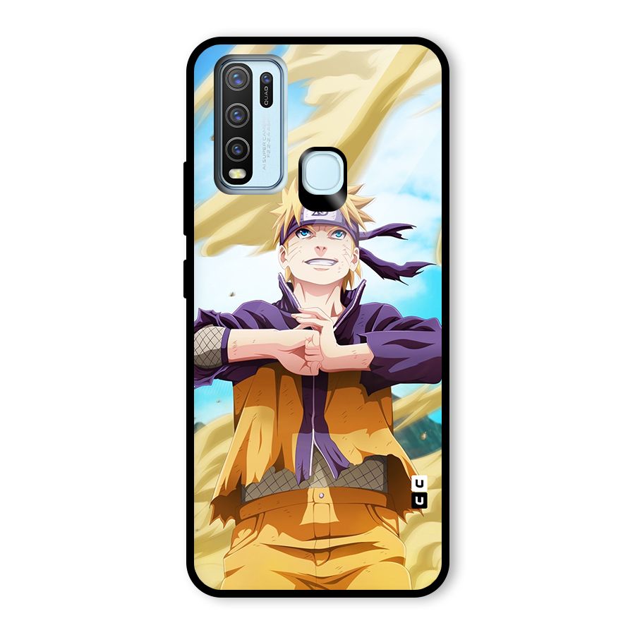 Ready Naruto Glass Back Case for Vivo Y30