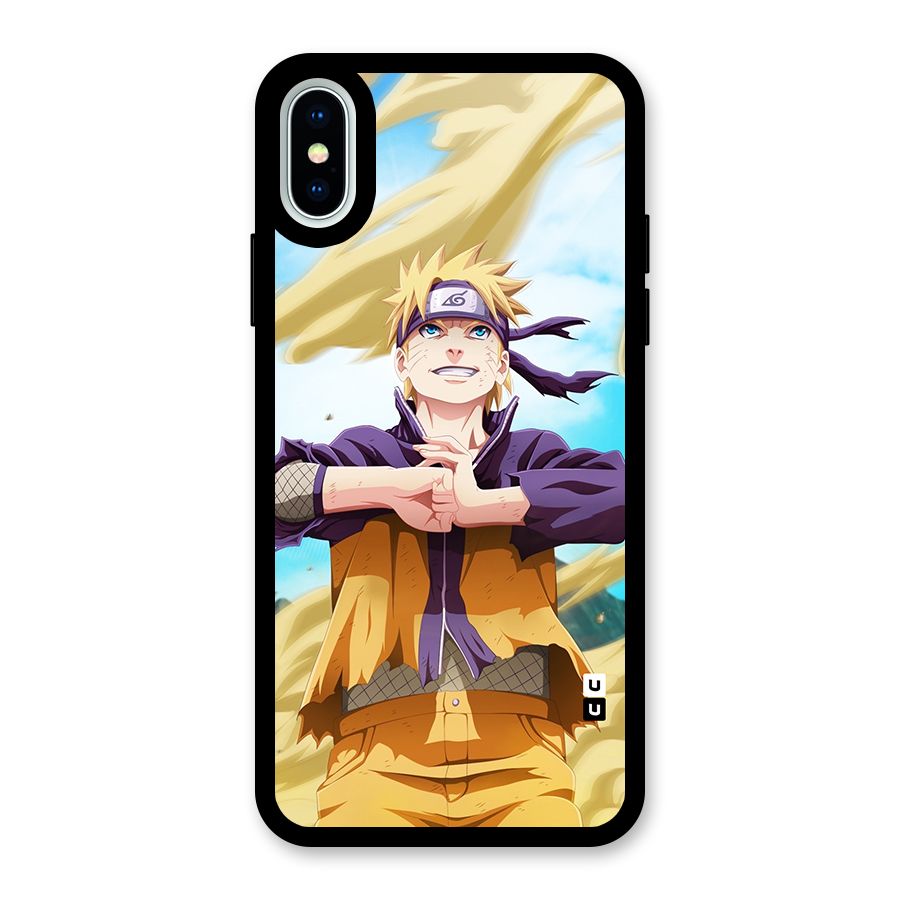 Ready Naruto Glass Back Case for iPhone XS