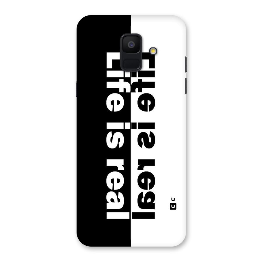 Real Life Back Case for Galaxy A6 (2018)