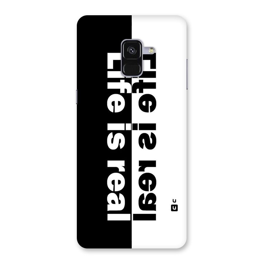 Real Life Back Case for Galaxy A8 Plus