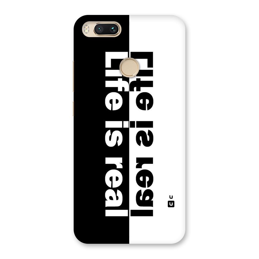 Real Life Back Case for Mi A1