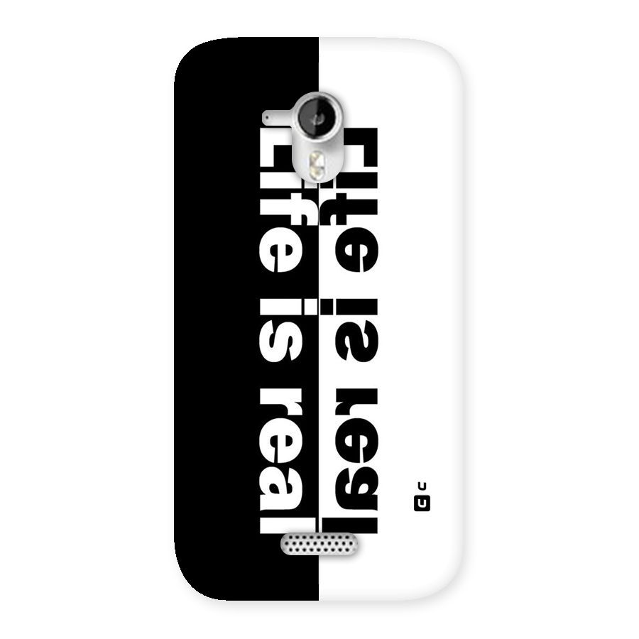Real Life Back Case for Micromax Canvas HD A116