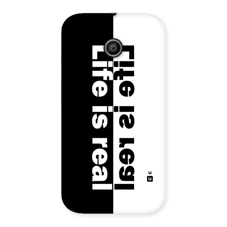 Real Life Back Case for Moto E