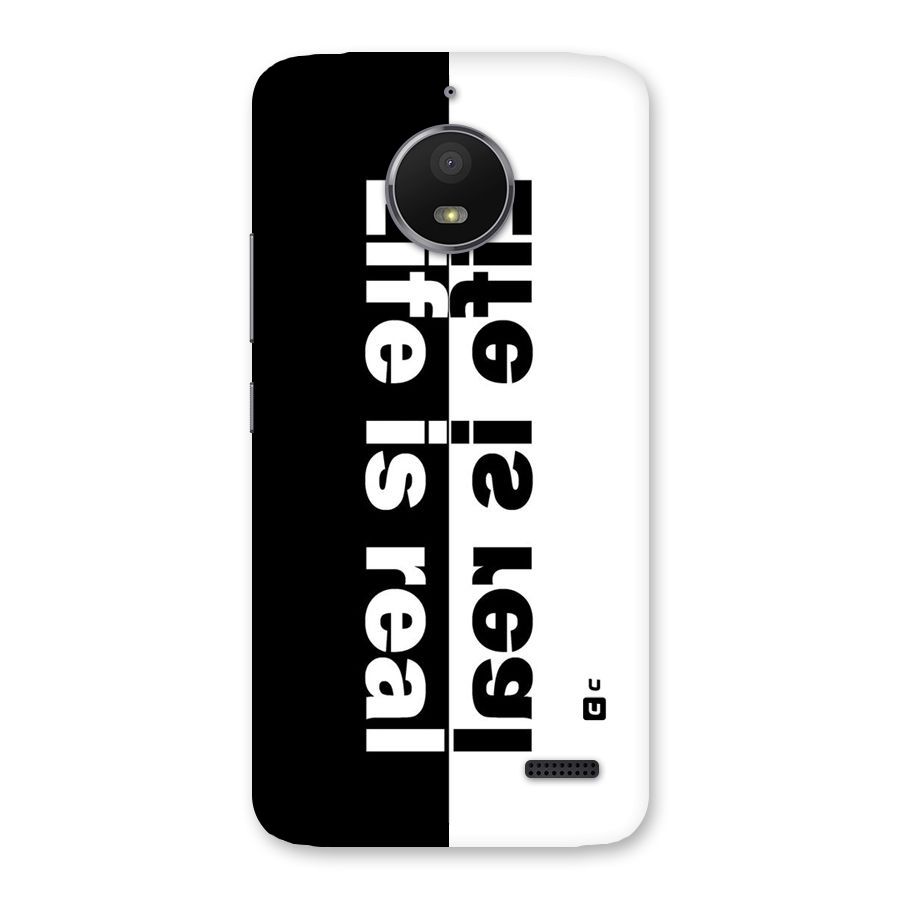 Real Life Back Case for Moto E4