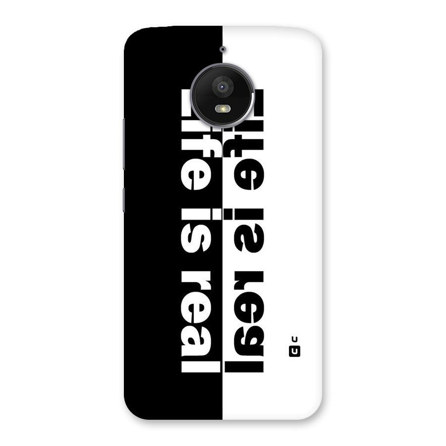Real Life Back Case for Moto E4 Plus
