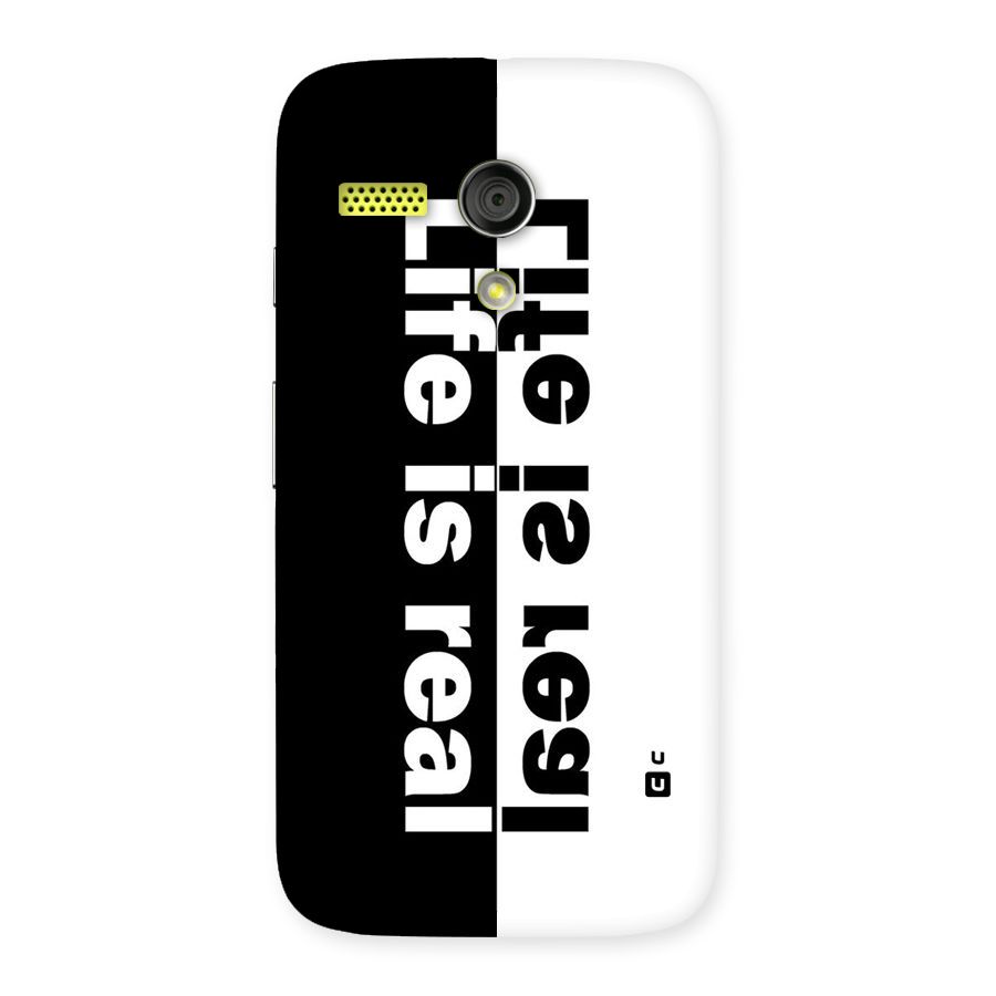 Real Life Back Case for Moto G