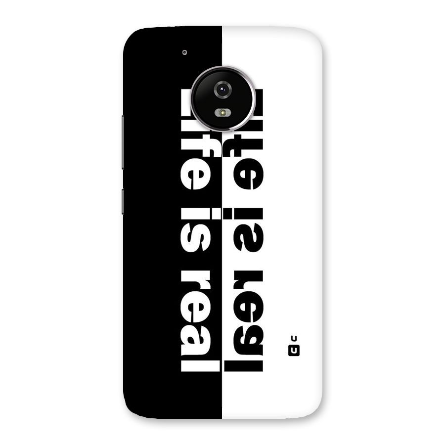 Real Life Back Case for Moto G5