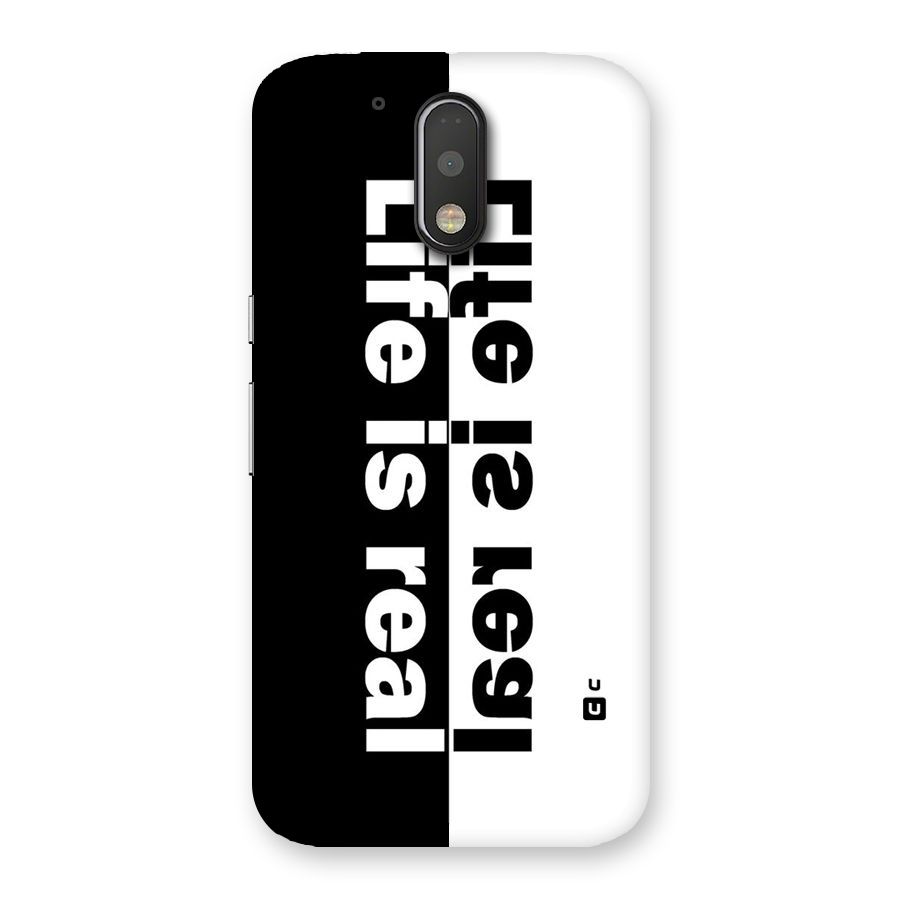 Real Life Back Case for Motorola Moto G4