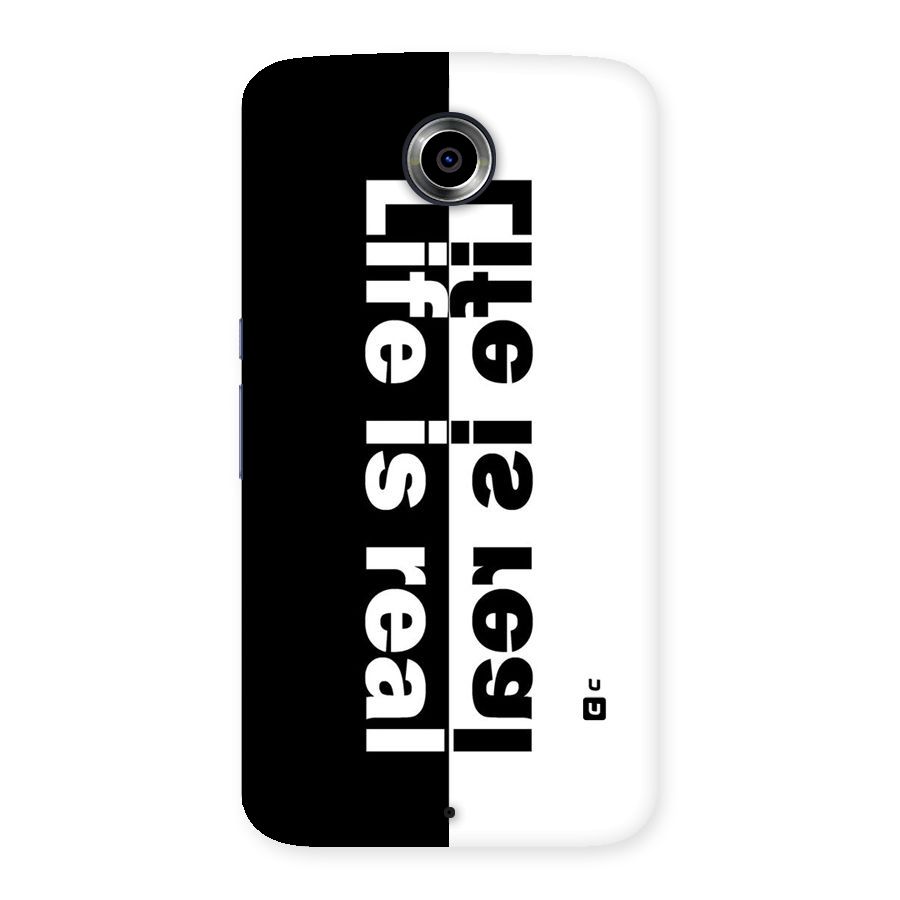 Real Life Back Case for Nexsus 6