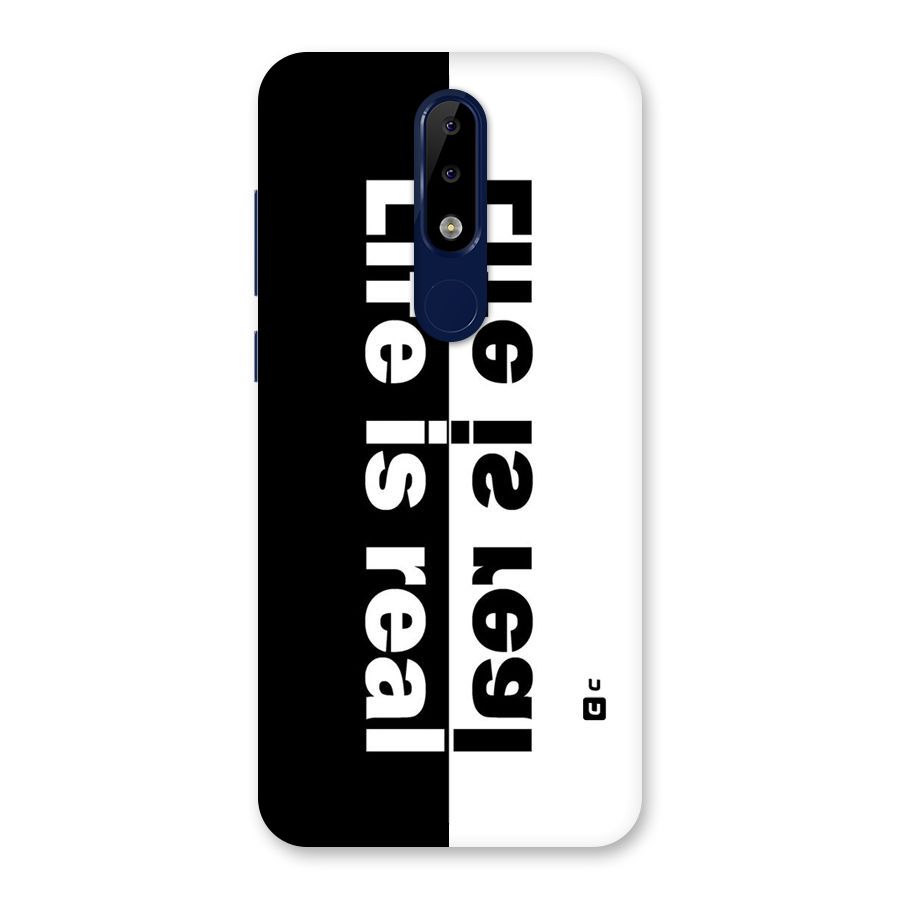 Real Life Back Case for Nokia 5.1 Plus