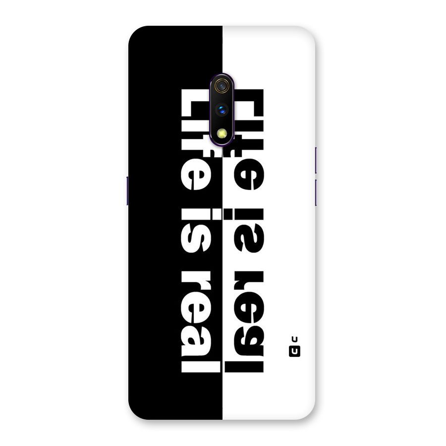 Real Life Back Case for Realme X