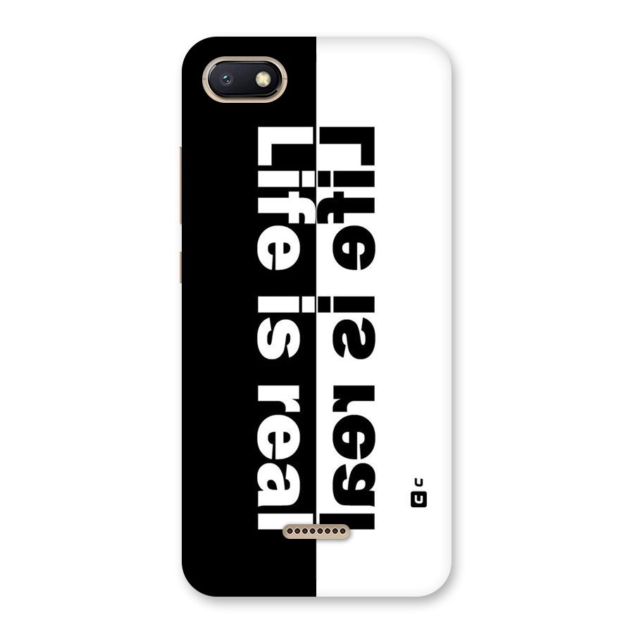 Real Life Back Case for Redmi 6A