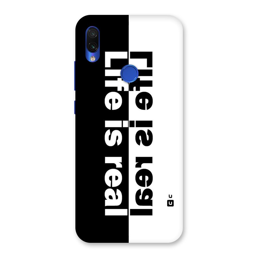 Real Life Back Case for Redmi Note 7S