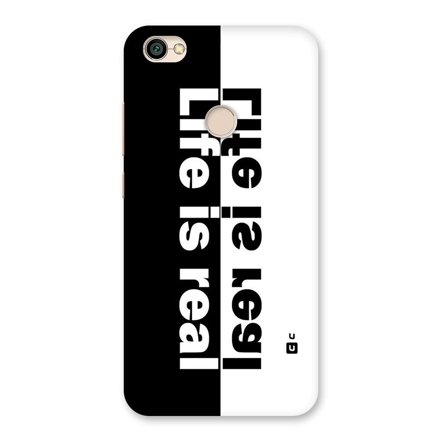 Real Life Back Case for Redmi Y1 2017