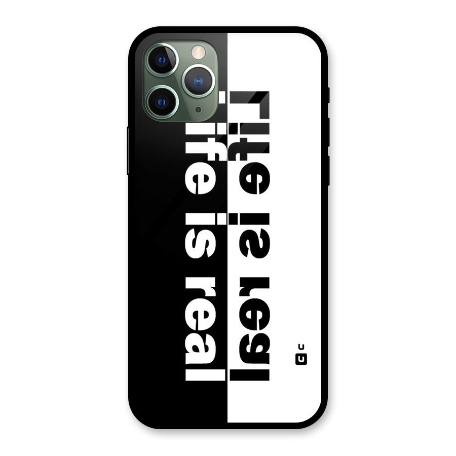 Real Life Glass Back Case for iPhone 11 Pro