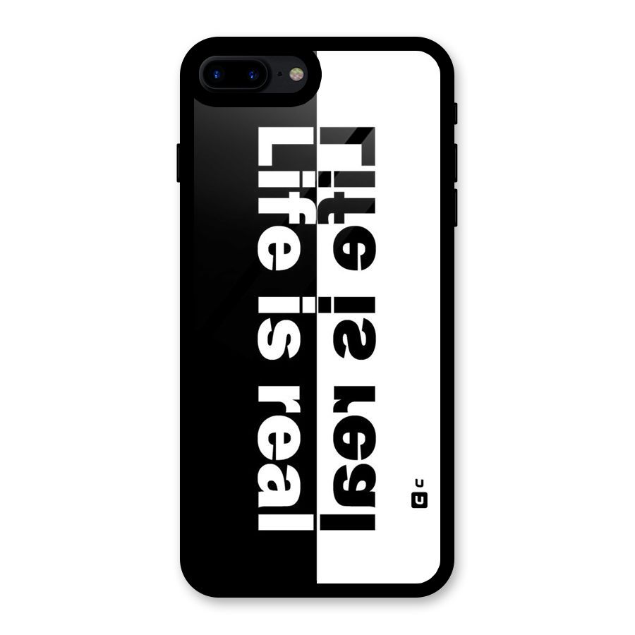 Real Life Glass Back Case for iPhone 7 Plus