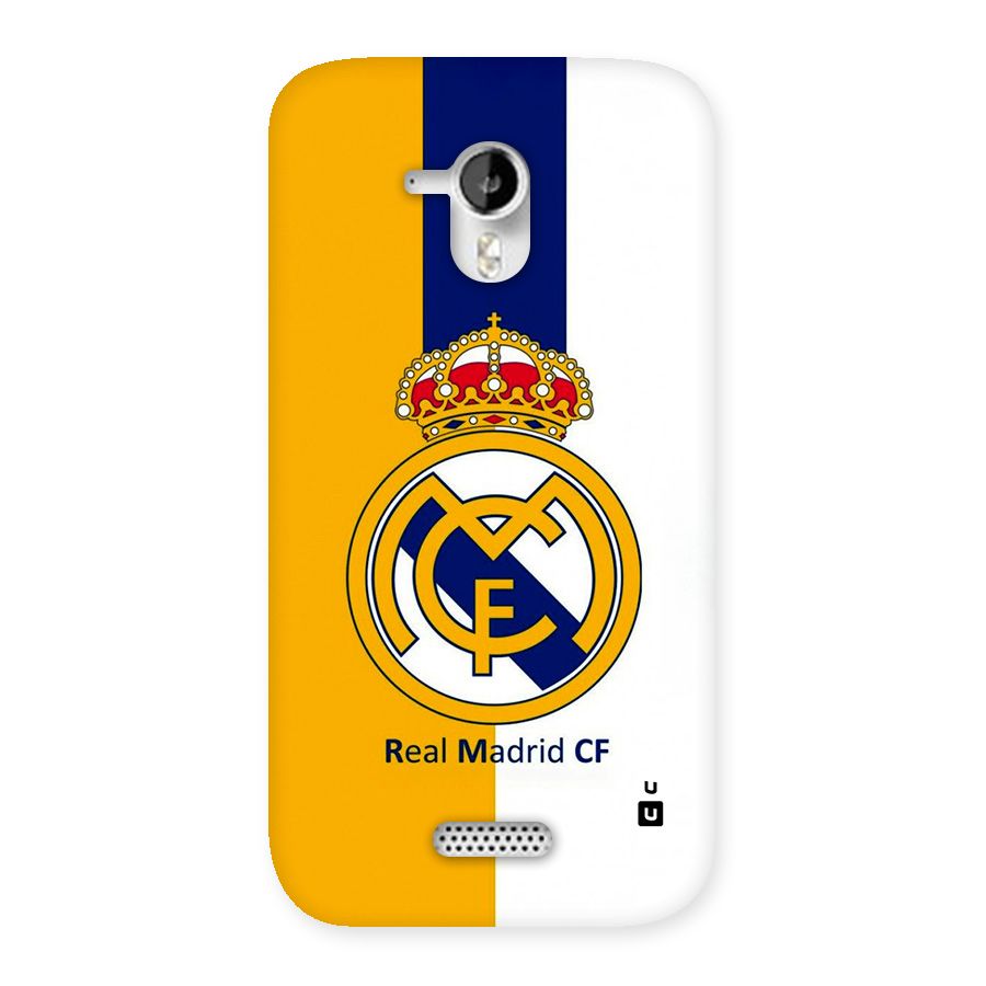 Real Madrid Back Case for Canvas HD A116