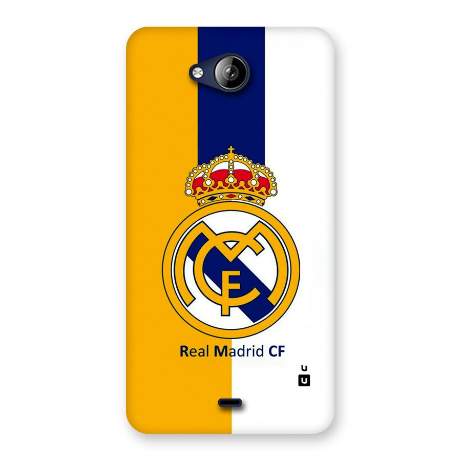 Real Madrid Back Case for Canvas Play Q355
