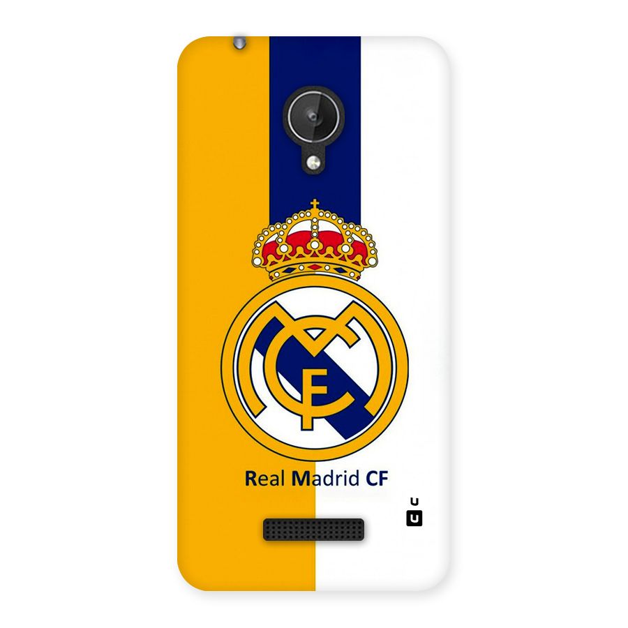 Real Madrid Back Case for Canvas Spark Q380