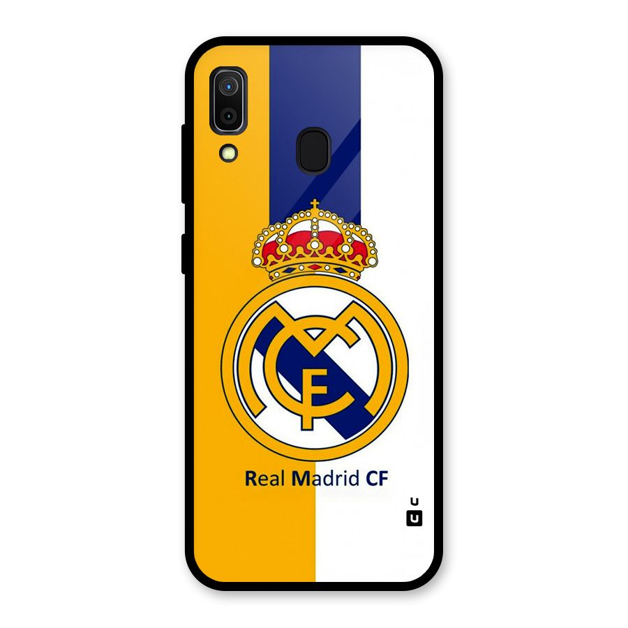 Real Madrid Glass Back Case for Galaxy A30