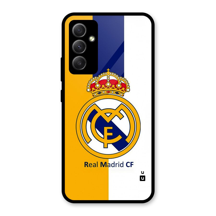 Real Madrid Glass Back Case for Galaxy A34