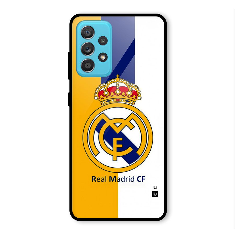Real Madrid Glass Back Case for Galaxy A52