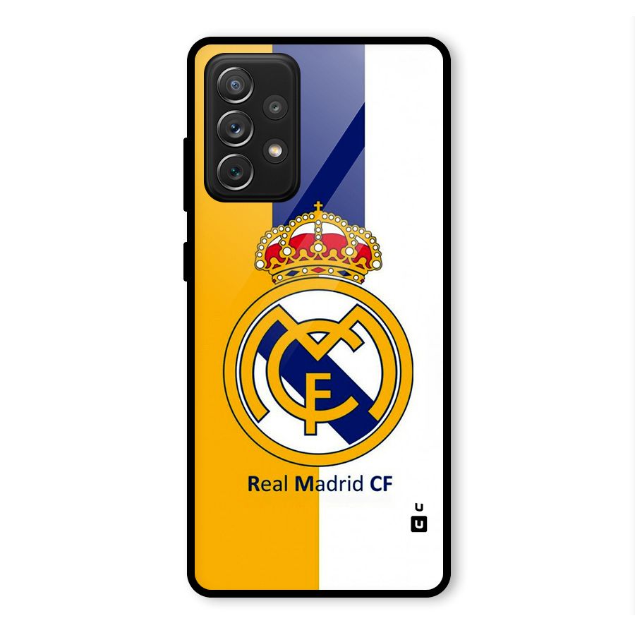 Real Madrid Glass Back Case for Galaxy A72