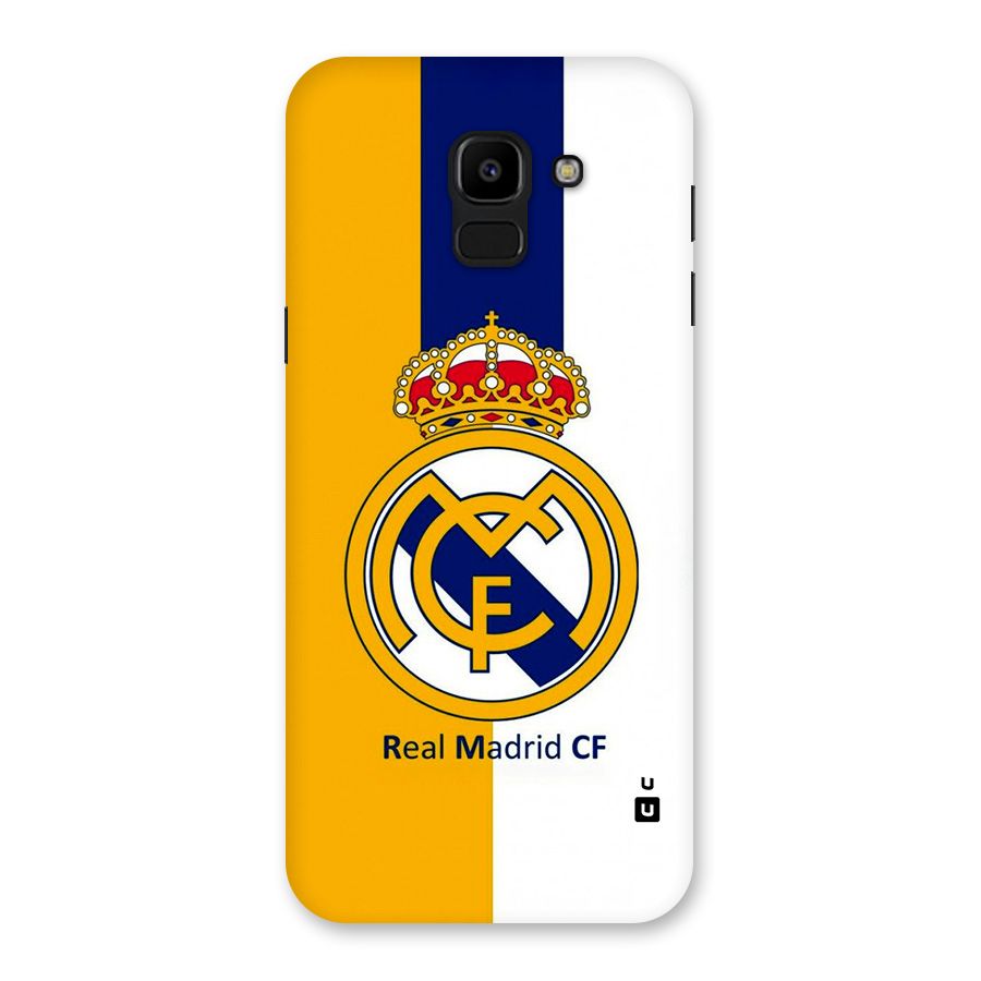 Real Madrid Back Case for Galaxy J6