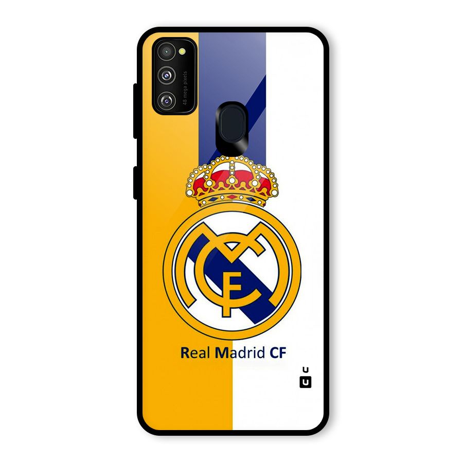 Real Madrid Glass Back Case for Galaxy M30s