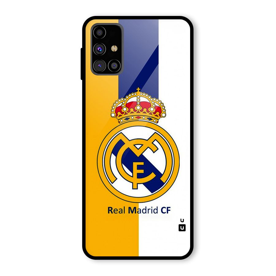 Real Madrid Glass Back Case for Galaxy M31s