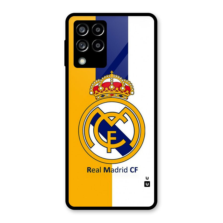 Real Madrid Glass Back Case for Galaxy M53 5G