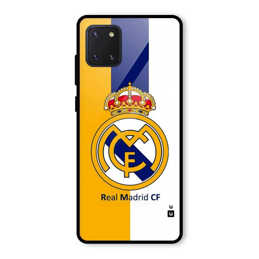 Real Madrid Glass Back Case for Galaxy Note 10 Lite