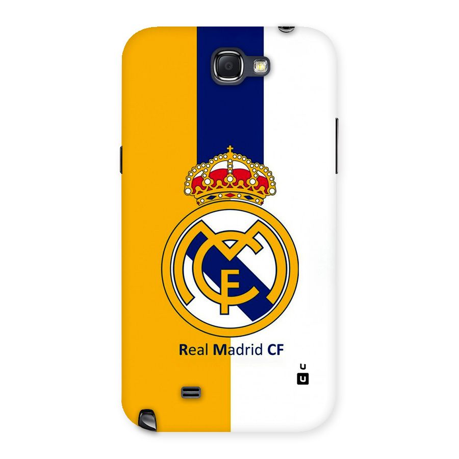 Real Madrid Back Case for Galaxy Note 2