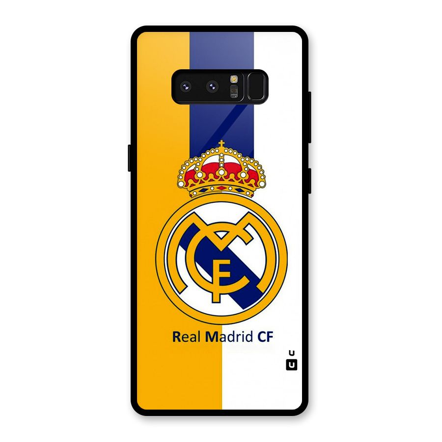 Real Madrid Glass Back Case for Galaxy Note 8