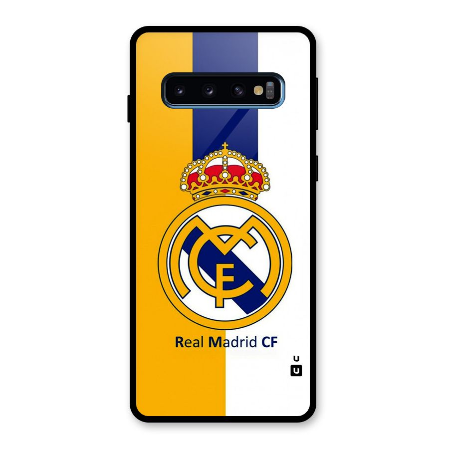Real Madrid Glass Back Case for Galaxy S10