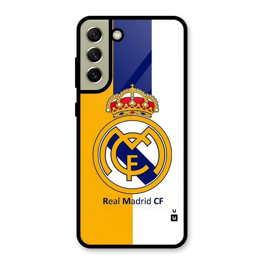 Real Madrid Glass Back Case for Galaxy S21 FE 5G