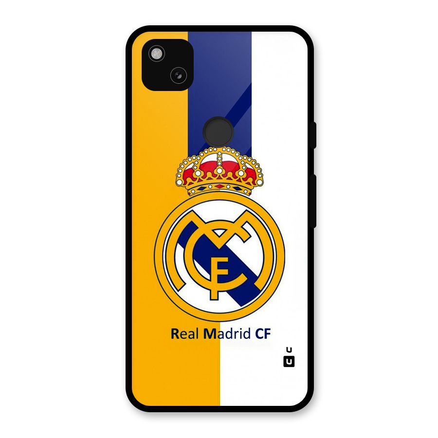 Real Madrid Glass Back Case for Google Pixel 4a